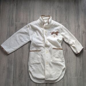 VINTAGE 90s St Michael Marks & Spencer M&S Little Cute Cat Robe Kids Size 7-8